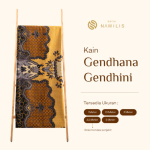 BATIK NAWILIS Kain Batik Bahan Katun Premium Motif GENDHANA-GENDHINI