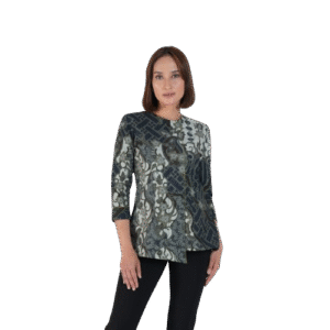 BATIK NAWILIS Tunik Pendek 7/8 Wanita Katun Lapis Tricot Premium Motif PANGESTURI