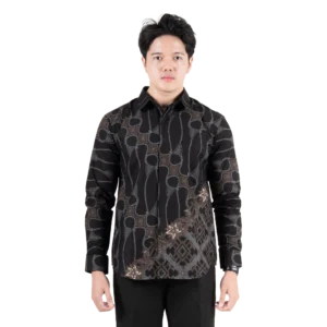 BATIK NAWILIS Kemeja Katun Pria SlimFit Lapis Furing Tricot Premium Motif SEKAMATRA